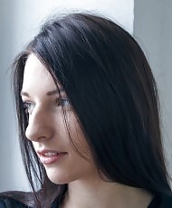 Black haired beauty